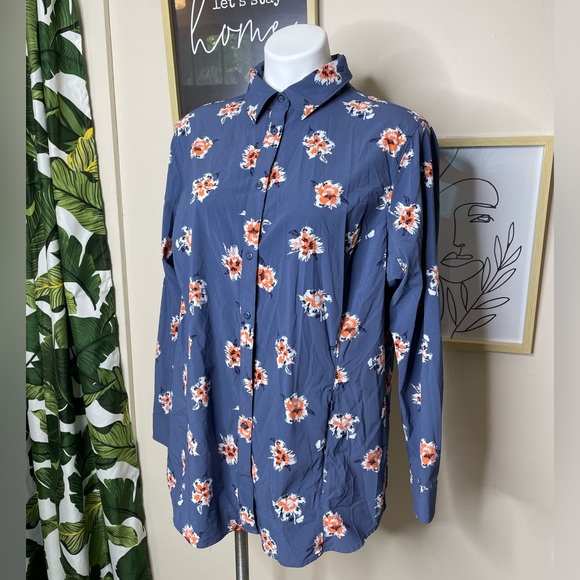 Duluth Women's Flex Sidewinder Long Sleeve Button Down Outdoor Gardener Blouse - Picture 6 of 15